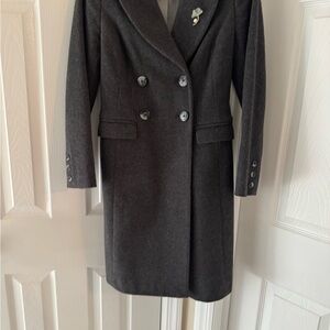 Double-Breasted Wool Cashmere-blend Coat